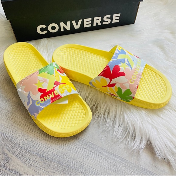 NWT Converse All Star Slide Slip Floral Women’s - Picture 3 of 5
